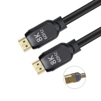 HDMI 2.1V Premium High End Metal Shell HDMI Cable 24K Gold Plated Connector Support 3D 8K